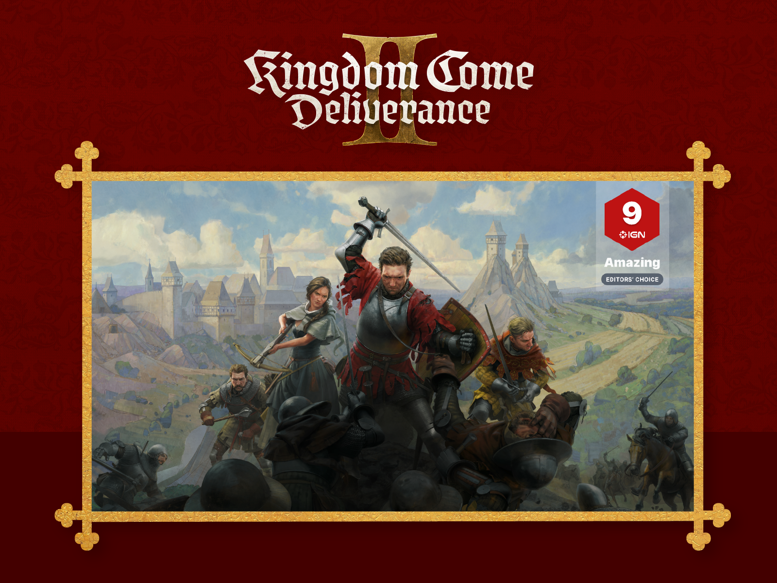 Kingdom Come: Deliverance II animation branding games microsite ui ux video video game