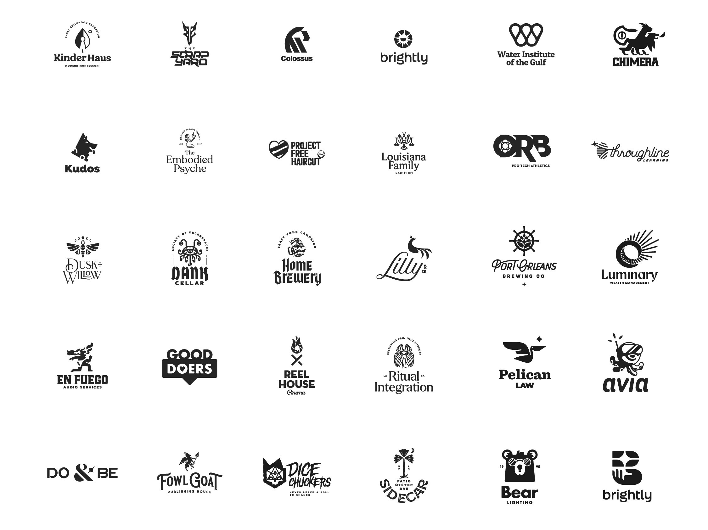 Example of Logo Package 1 – Startup