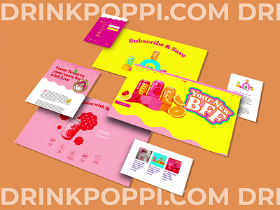 DRINKPOPPI - website creation 2023 agency animation branding design ecommerce figma freelance graphic design landing logo marketing motion graphics promotion site ui ux uxui web website