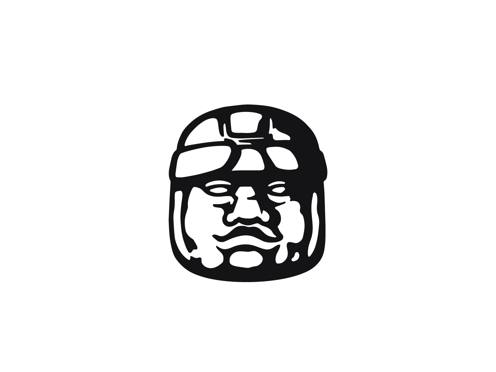Stonehead – Streetwear Logo apparel aztec bold branding cultural custom logo for hire graphic design iconic incan logo logo designer logotype olmec stencil stonehead streetwear symbol ui urban