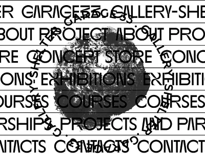 Garage33 | Home page | Website Redesign animation art art house art space artwork bold brutalism creativity design exhibition gallery header hero section home page menu painting typography ui animation video website