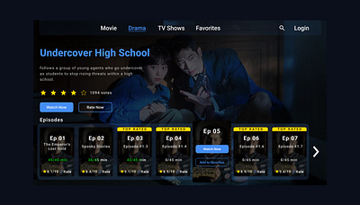 Day 025 : TV App dailyui