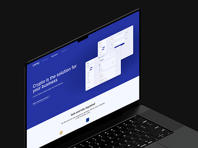 Lama B2B Website | UI/UX Design branding branding design crypto figma graphic design landingpage saas ui ux uxui design web3 webdesign website