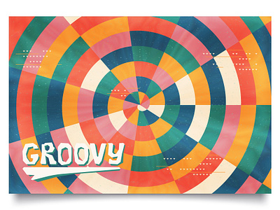 Retro Groovy Background archimedean spiral backdrop groovy poster retro spiral twirl twisted