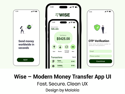 Finance App UI – Sleek & Secure appdesign dribbble figma fintech uiux uxdesign