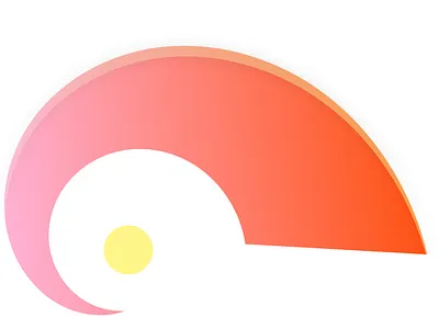 Sunset, Geometrical logo branding concept design flat geometric gradiant graphic design idea logo neumorphism symbol warm