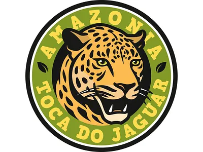 Amazonia amazonia branding designergrafic designstudio ilustration jaguar logo logodesign manaos