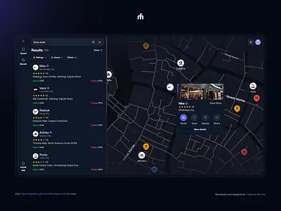FM Daily UI S2 • 29 challenge 29 daily ui map design navigation app tailwind ui ui ux web design