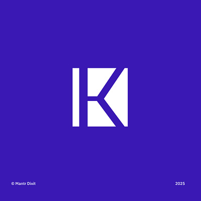 K Logo abstract alphabet branding creative graphic design illustration k letter logo logomark minimalistic modern