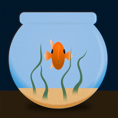 Daily - Fish Bowl animation daily fish bowl goldfish