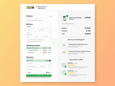 Credit card checkout | UI Challenge #2 checkout dailyui ecommerce ui uichallenge uxui