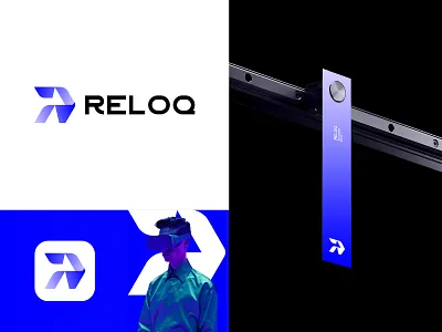 Fintech logo branding design | R letter logos app icon brand identity brand logo branding fintech logo logo design logo mark logos minimal modern logo r logo saas tech logo visual identity web3 logo