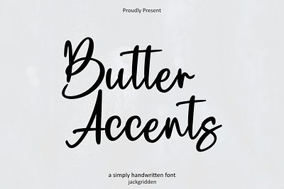 Butter Accents Font accents branding butter design font graphic design illustration logo script