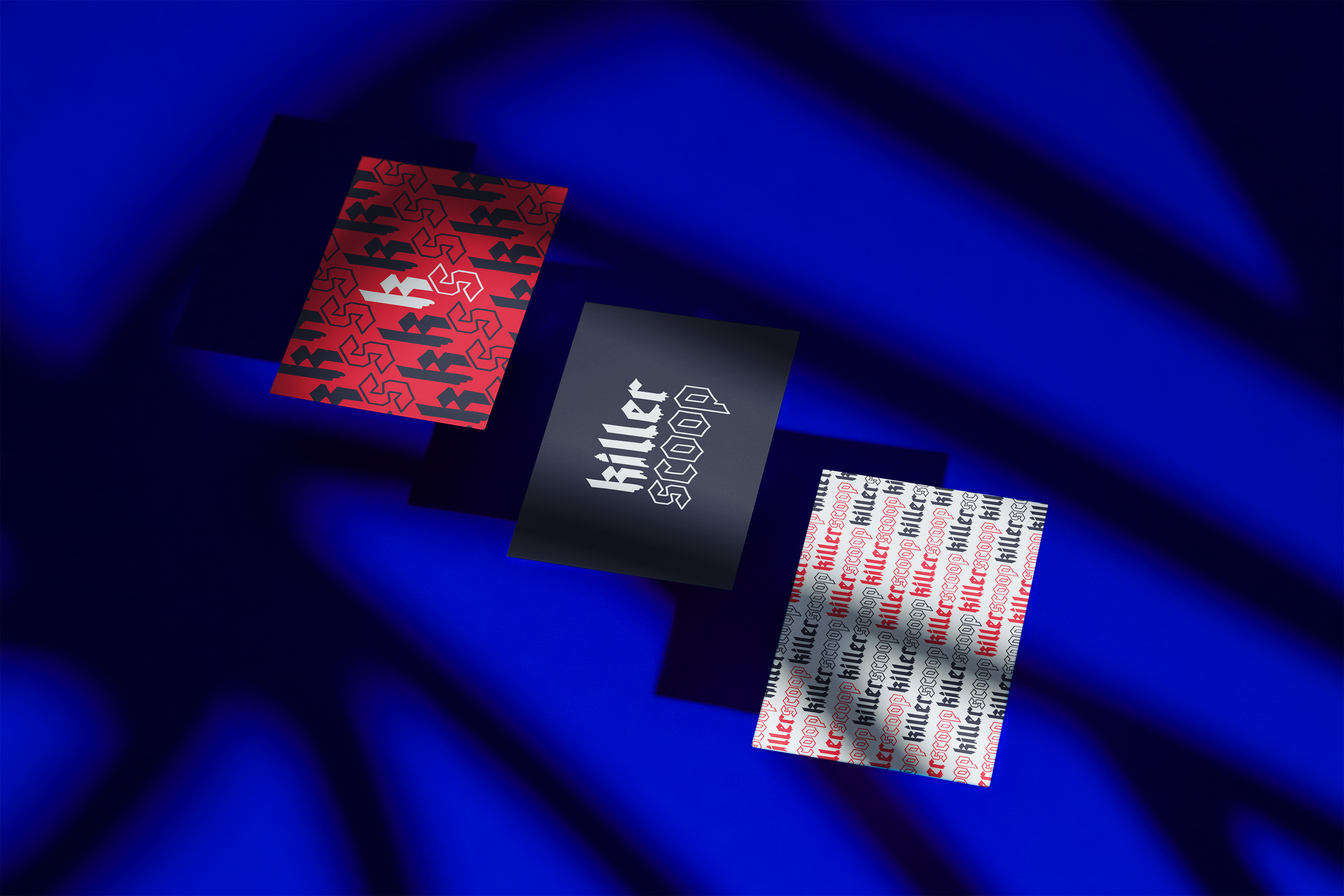 Killerscoop Logo brand identity design graphic design ice cream logo typography