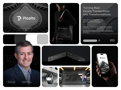 Real estate logo Brand Identity. abcdefghijklmnop brand guidelines brand identity branding construction graphic design letter logo logo logo design mortgage logo p letter p logo qrstuvwxyz real estate branding real estate logo realtor