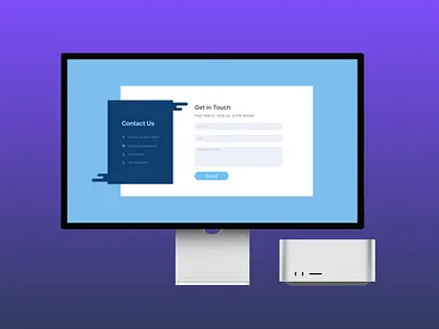 Day 21 of My 30-Day UI Challenge: Contact Us Form 30 days ui challenge auto layout design figma justux ui ux