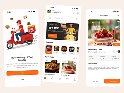 Too Good To Go- Food delivery app app design create account delivery delivery service food app food delivery food marketplace food order forgot password input filed login login screen mobile app mobile application online food register reset password responsive design restaurant sing up
