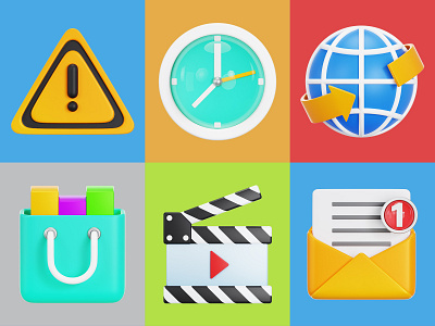 UI 3D Icon Pack 3d app blender branding collection design graphic design icon illustration interface logo pack render set ui