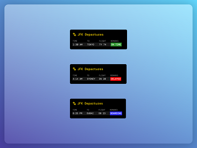 Flight Details animation branding design figma graphic design illustration product typography ui ux