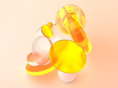 Light amber 3d amber blender blender3d cinema4d design hero logo motion design motion graphics render ui website