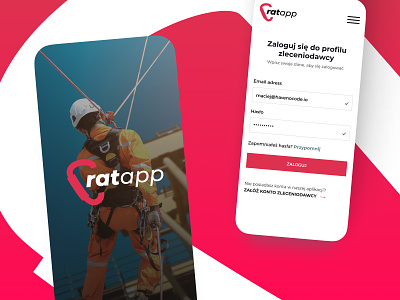 ratapp - mobile app for technicians android design ios mobile product ui ux