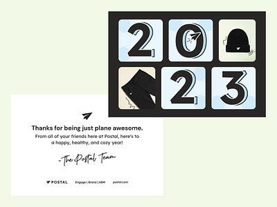 Postal: Cozy Gift Insert Card branding design insertcard postcard swag
