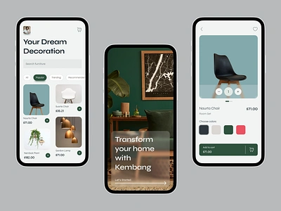 Furniture Ecommerce App - Decor clean e commerce e commerce app ecommerce ecommerce app ecommerce design furniture furniture app mobile app design mobile design mobile ui online shop shop ui ux