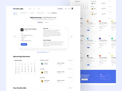 Job Finder Dashboard admin dashboard app design dashboard dashboard ui hiring platform job job app job finder job finder app job listing job portal linkedin recruitment website search ui user dashboard vacancy web application web application design web interface design webdesign