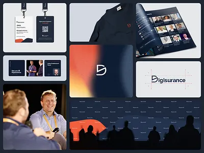 Digisurance: Branding brand identity branding design event graphic design illustration insurance insuretech logo tech ui visual design