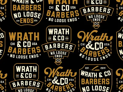 Badges apparel badge badges barber barbershop branding design font graphic design lettering logo minimal minimalist monoline print retro sticker t shirt typography varsity