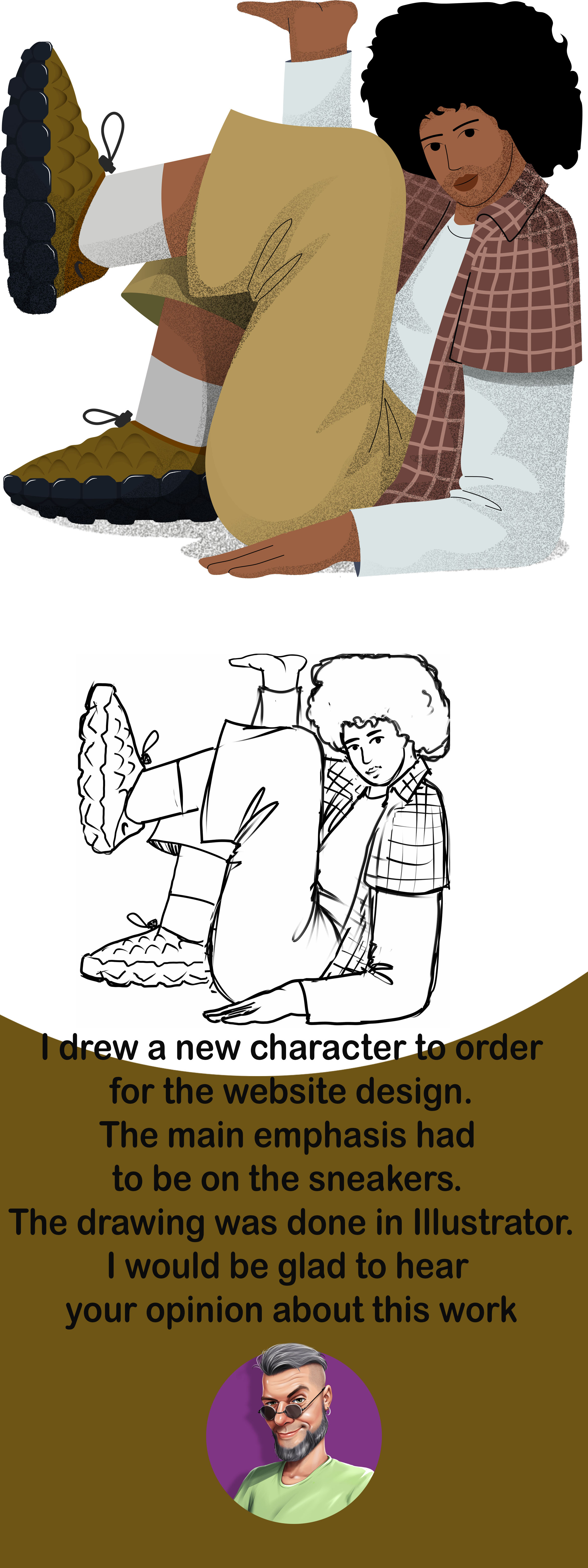 Vector character 2d character concept design drawing flat illustration illustrator sketch vector vector graphics