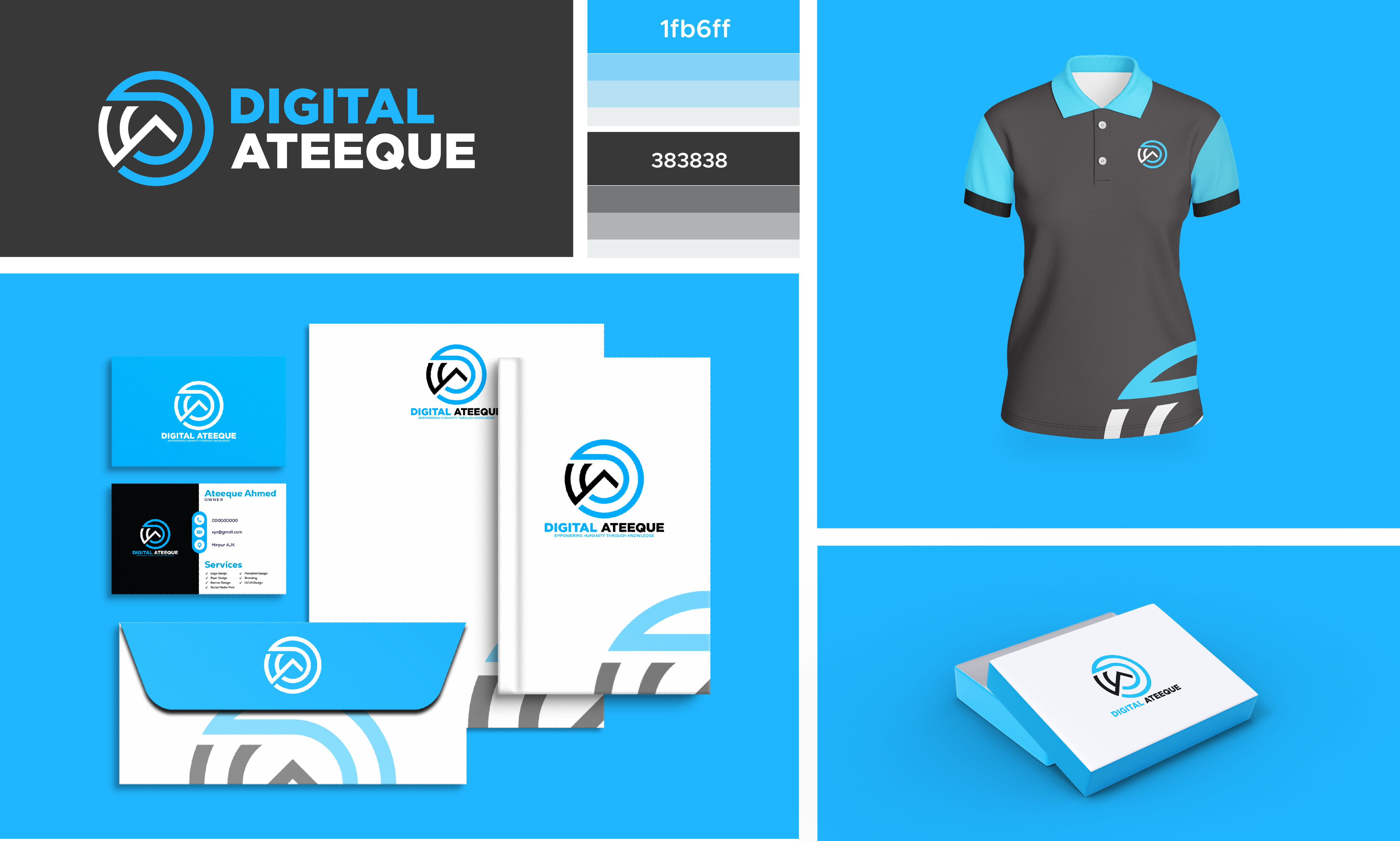 Example of Creative Minimal Logo & Brand Package