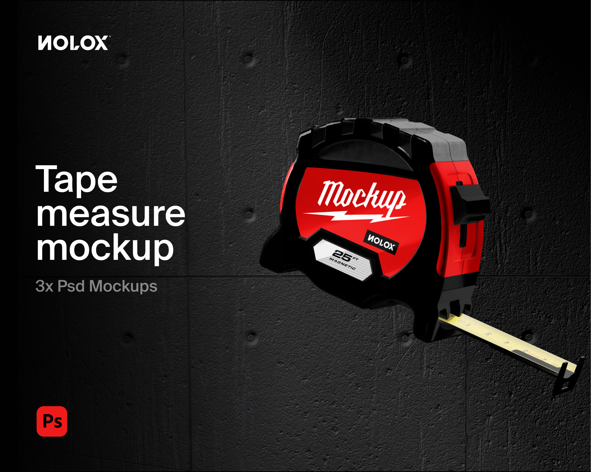 Tape Measure Mockup construction mockup mockup photoshop mockup tape measure tape measure mockup tools mockup