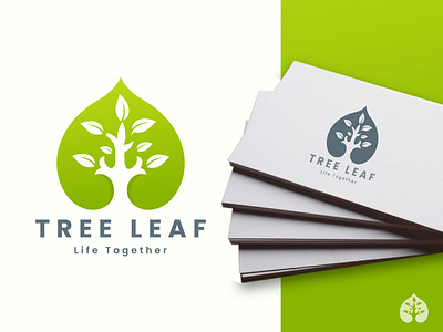 Tree leaf modern nature logo brand identity branding business card creative logo florist green icon leaf leaves logo logo design logo designer logotype modern logo nature plant plants symbol tree unique logo