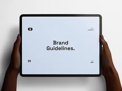 BRAND GUIDELINES FOR NUTSHELL brand design branding graphic design guidelines logo ui