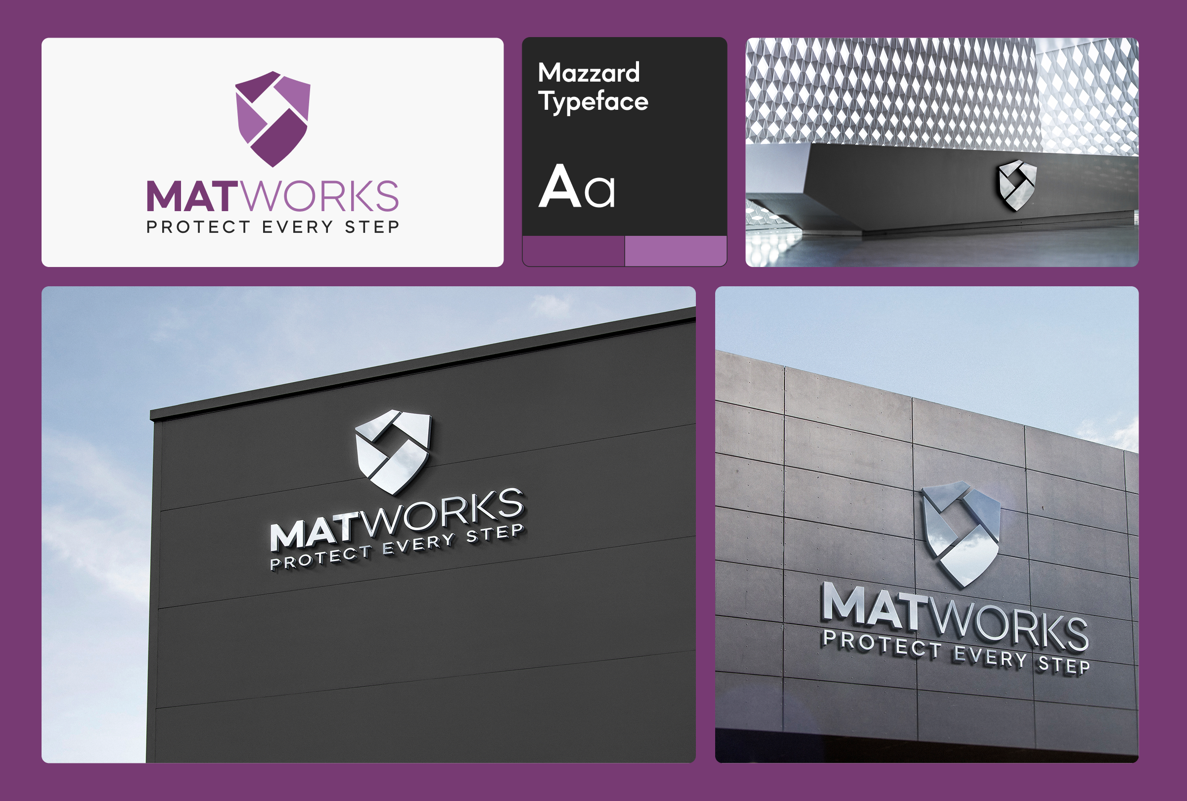 MatWorks - Winning Contest Logo Design branding company corporate creative design creative logo modern typography unique
