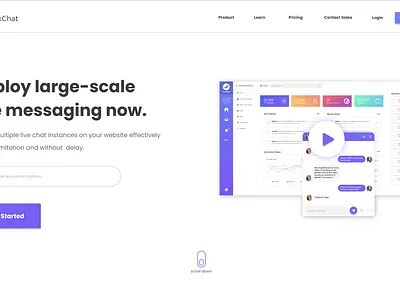 Live Chat Management Dashboard app clean dashboard graphic design illustration minimal ui web web design