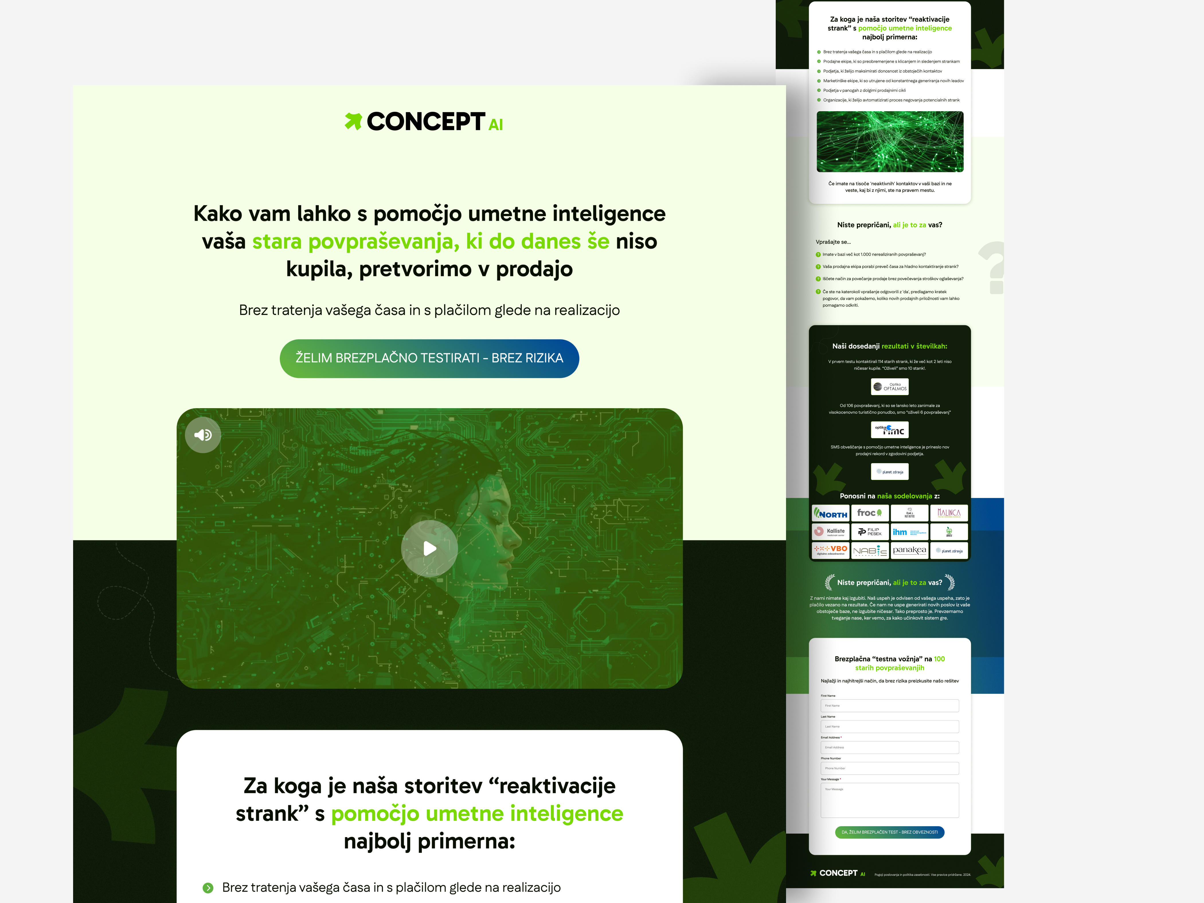 Example of Sales Funnel Landing Page Design