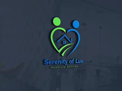 Serenity of Luv Logo artwork branding creative design graphic design illustration illustrator logo logomaker