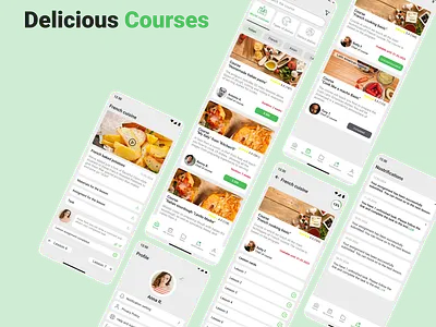 Mobile App for Online courses app design mobile app ui ux