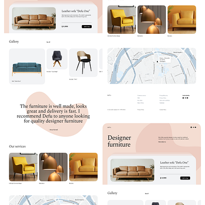 E-commerce Landing page design e commerce landing page ui