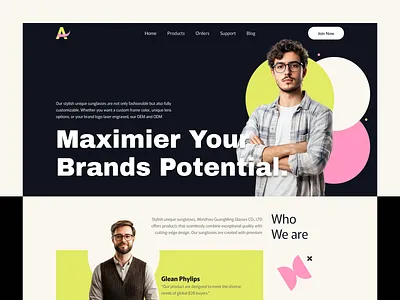 Eyewear website design design ecommerce website ecommerce website design eyewear eyewear website homepage landingpage responsive ui ui ux website