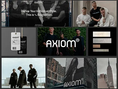 Bento Grid - Axiom® Visual Identity brand branding design graphic design identity illustration logo logodesign