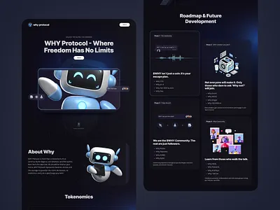WHY Protocol Web Exploration ai crypto responsive web design ui ui design user experience ux web web design web3