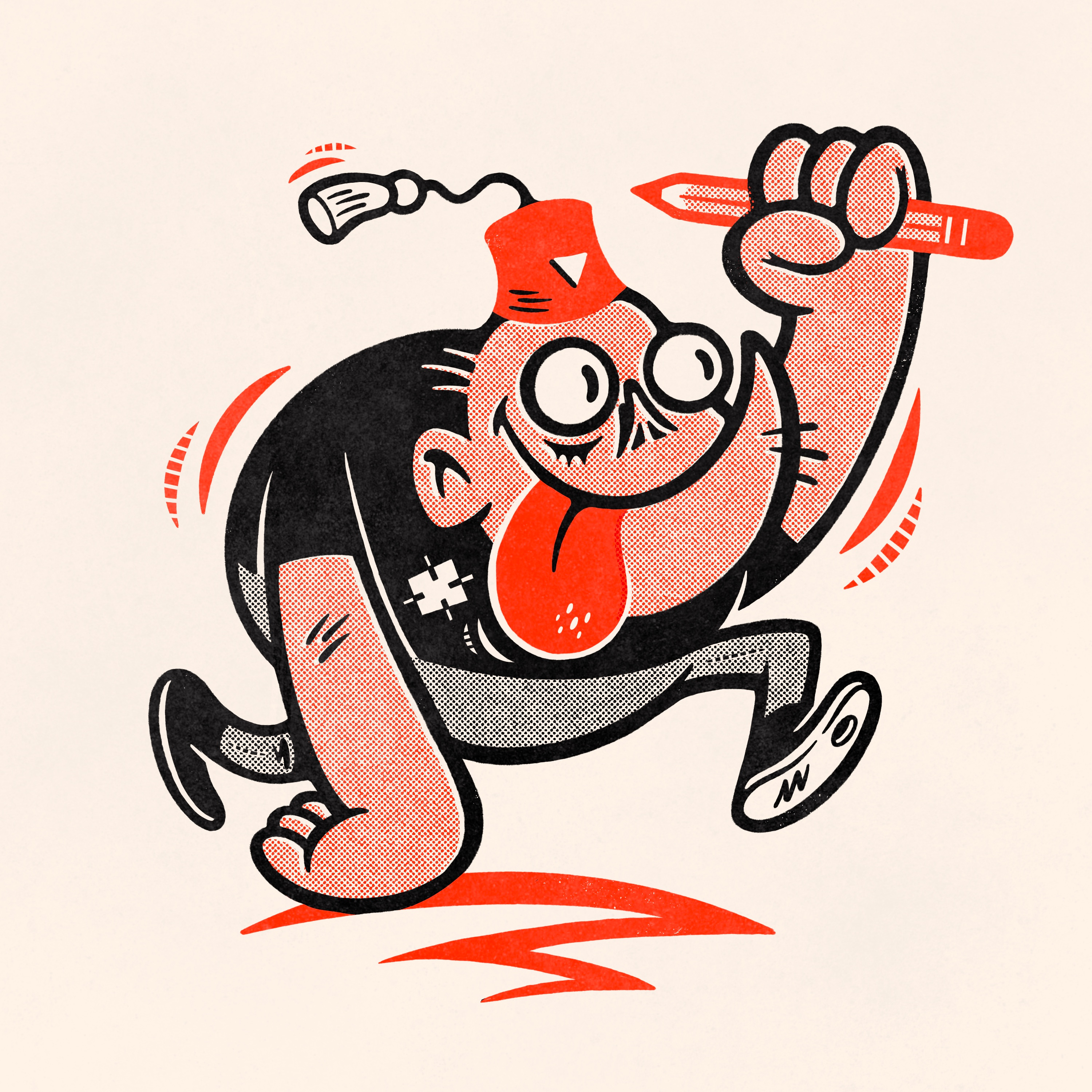 Rabid Artist branding design graphic design illustration