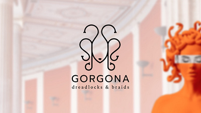 Logo for dreads & braids beauty room branding design graphic design logo