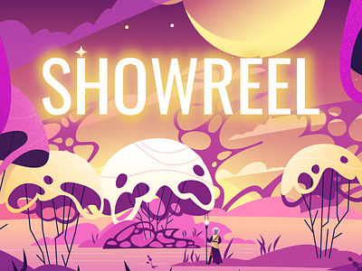 Showreel - first part animated graphics animation design explainer video graphic design illustration like motion graphics showreel uxui animation