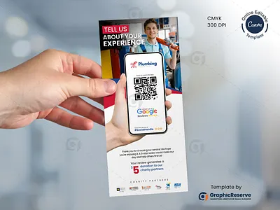 Handyman Plumbing Google Review Request Rack Card Flyer Canva canva door hanger template canva template door hanger canva design flyer for google review google review flyer google review request flyer plumber door hanger plumbing business plumbing door hanger plumbing marketing plumbing rack card rack card template review card flyer review qr rack card template review request qr template