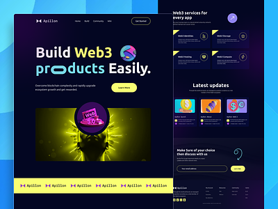Web3 Crypto Landing Page bitcoin clean crypto crypto landing page cryptocurrency design landing page landing page design minimal phenomenon ui ui deseign ux web web design web3 web3 crypto landing pae webdesign webpage website
