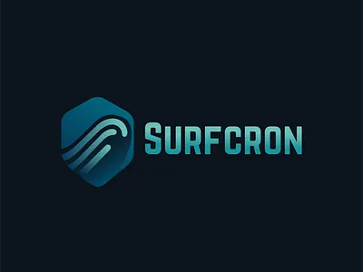 Surfcron Logo Design branding design graphic design illustration logo typography vector